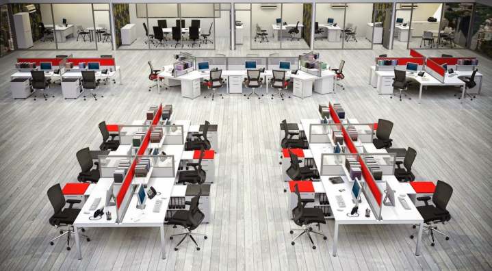 Modular Workstations office furniture in Noida - EMS-MOD002
