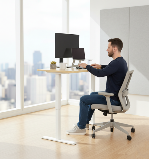 Adjustable Height Tables office furniture in Noida - EMS-ADJ003
