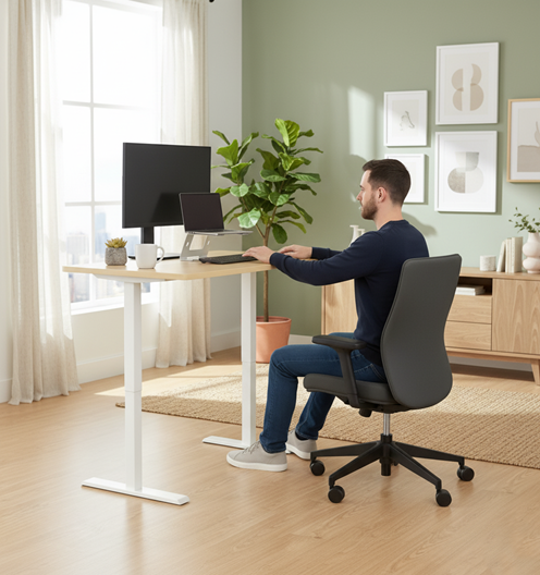 Adjustable Height Tables office furniture in Noida - EMS-ADJ004